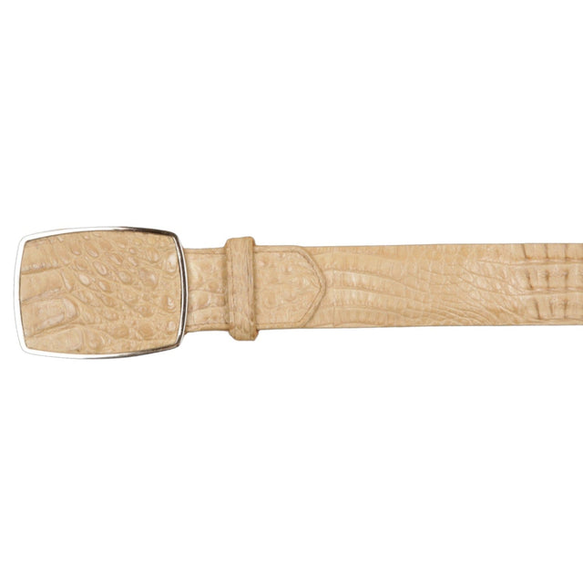 Wild West Boots Belts Men's Wild West Caiman Skin Cowboy Belt 2C11A0211