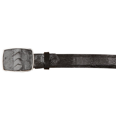 Wild West Boots Belts Men's Wild West Ostrich Leg Skin Cowboy Belt 2C11A0505