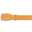 Wild West Boots Belts Men's Wild West Ostrich Skin Cowboy Belt 2C11A0302