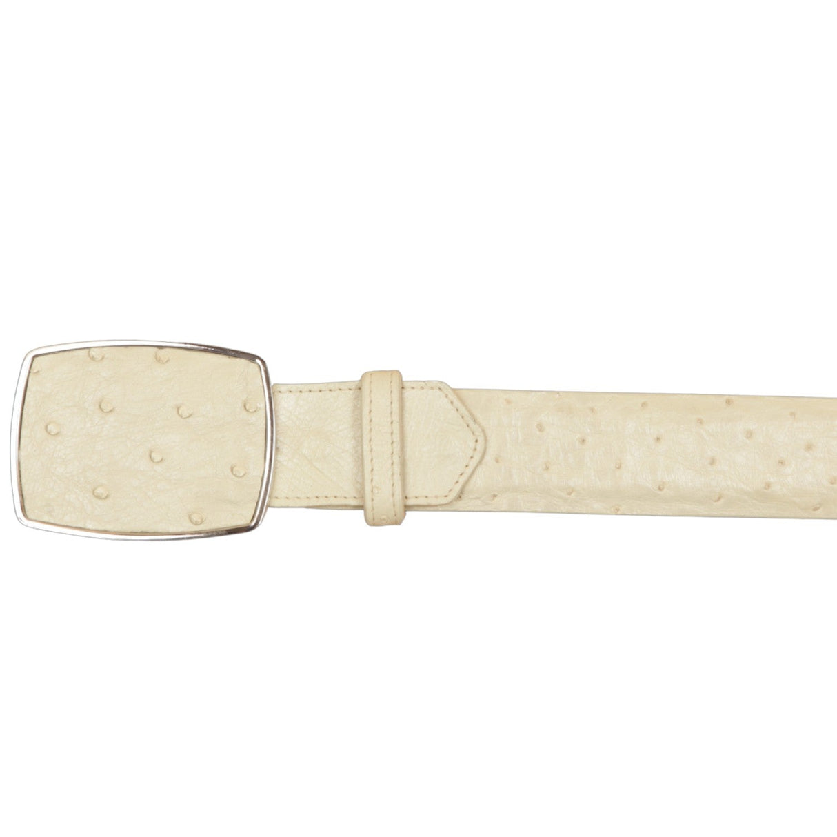 Wild West Boots Belts Men's Wild West Ostrich Skin Cowboy Belt 2C11A0304