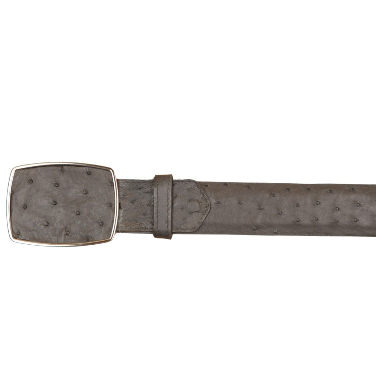 Wild West Boots Belts Men's Wild West Ostrich Skin Cowboy Belt 2C11A0309