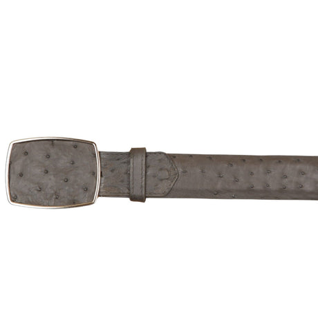 Wild West Boots Belts Men's Wild West Ostrich Skin Cowboy Belt 2C11A0309