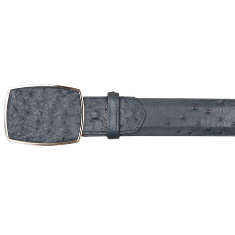 Wild West Boots Belts Men's Wild West Ostrich Skin Cowboy Belt 2C11A0314