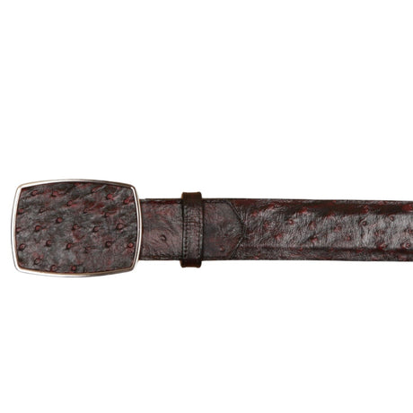 Wild West Boots Belts Men's Wild West Ostrich Skin Cowboy Belt 2C11A0318