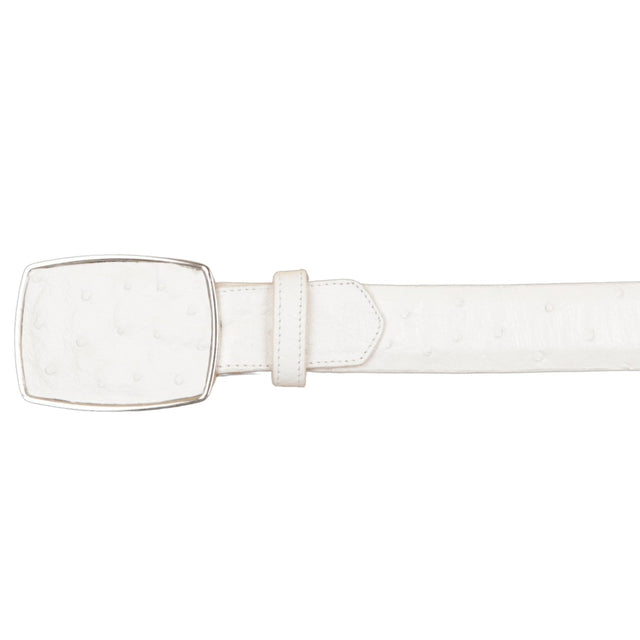 Wild West Boots Belts Men's Wild West Ostrich Skin Cowboy Belt 2C11A0328