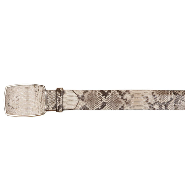 Wild West Boots Belts Men's Wild West Python Skin Cowboy Belt 2C11A5749