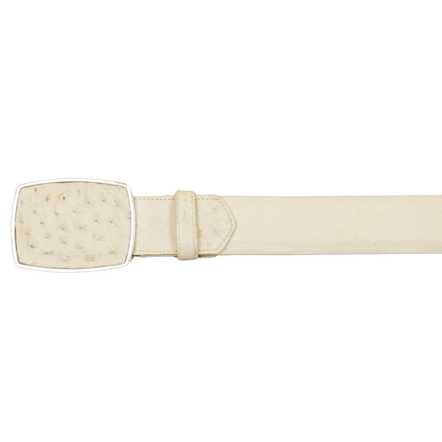 Wild West Boots Belts Men's Wild West Smooth Ostrich Cowboy Belt 2C11A0404