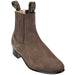 Wild West Boots Boots 6 Men's Wild West Nobuk Leather Round Toe Charro Short Boot 2616360