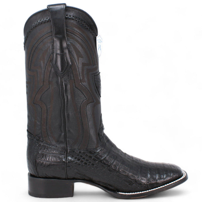 Wild West Boots Boots Men's Wild West Caiman Belly Ranch Toe Boot 2824L8205