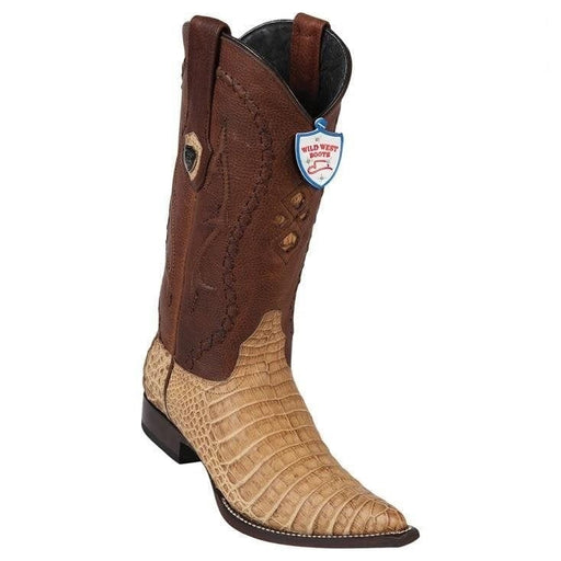 Wild West Boots Boots Men's Wild West Caiman Belly Skin 3X Toe Boot 2958251