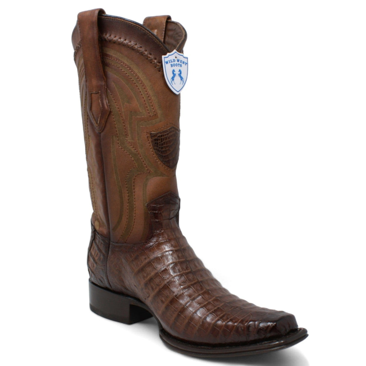 Wild West Boots Boots Men's Wild West Caiman Belly Square Toe Boot 277L8216