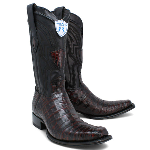 Wild West Boots Boots Men's Wild West Caiman Belly Square Toe Boot 277L8218