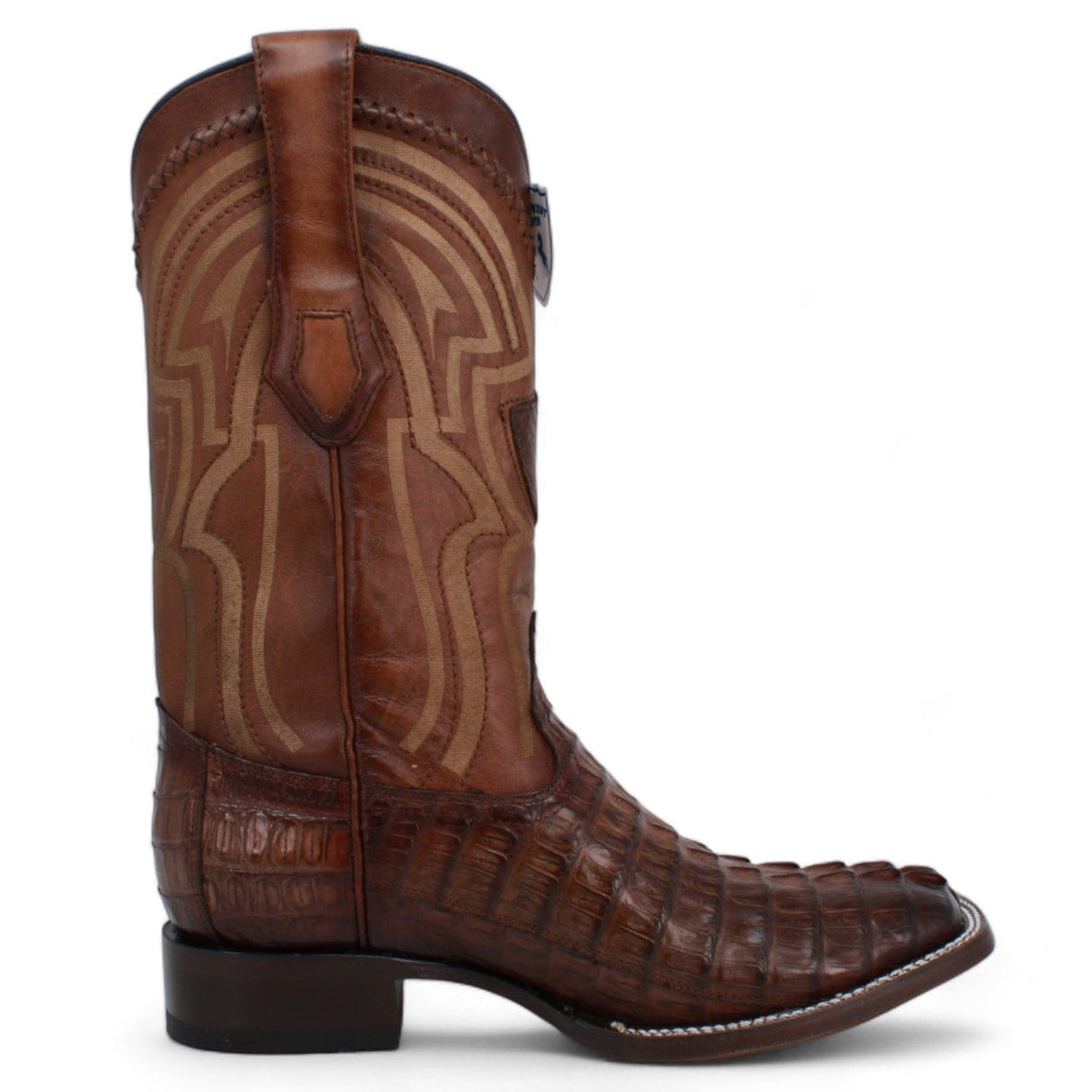 Wild West Boots Boots Men's Wild West Caiman Tail Ranch Toe Boot 2824L0116