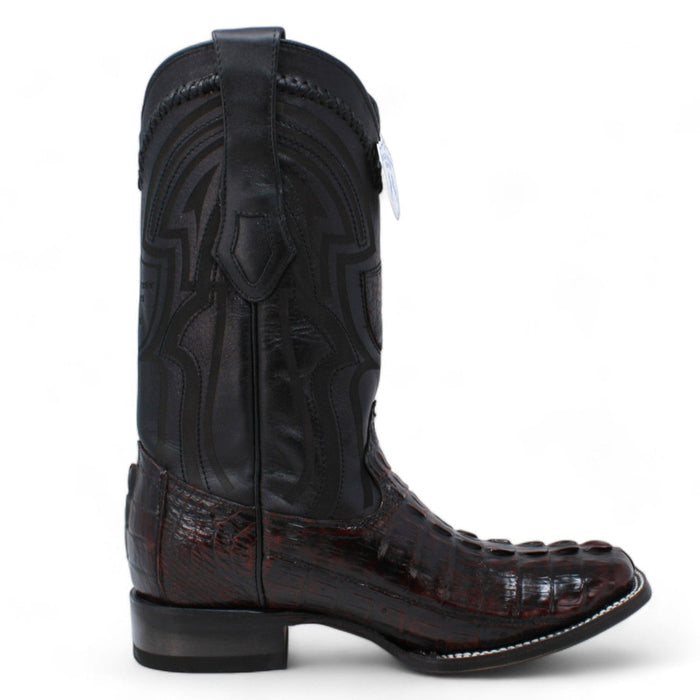 Wild West Boots Boots Men's Wild West Caiman Tail Ranch Toe Boot 2824L0118