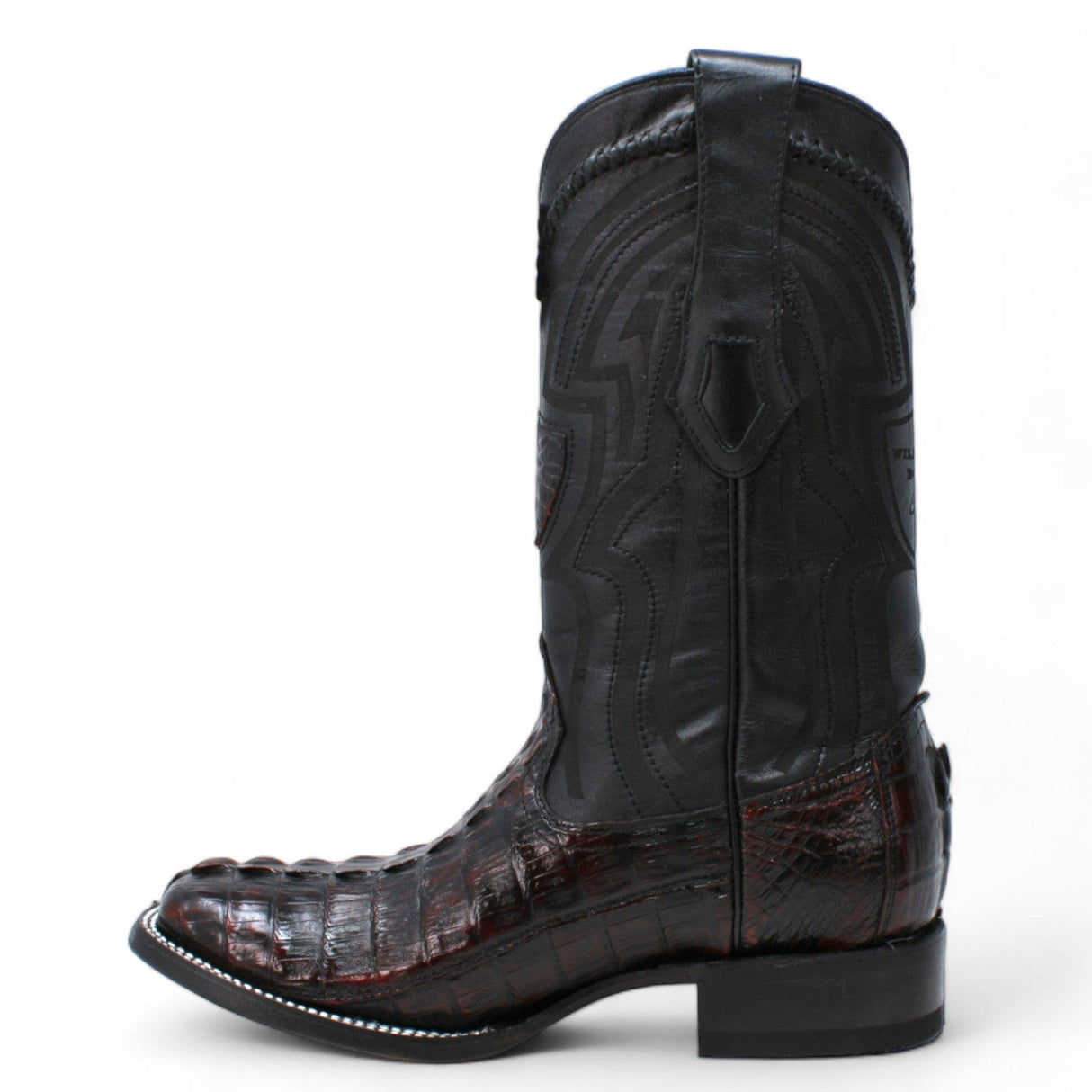 Wild West Boots Boots Men's Wild West Caiman Tail Ranch Toe Boot 2824L0118