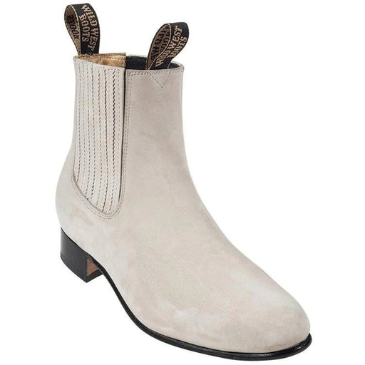 Wild West Boots Boots Men's Wild West Nobuk Leather Round Toe Charro Short Boot 2616304