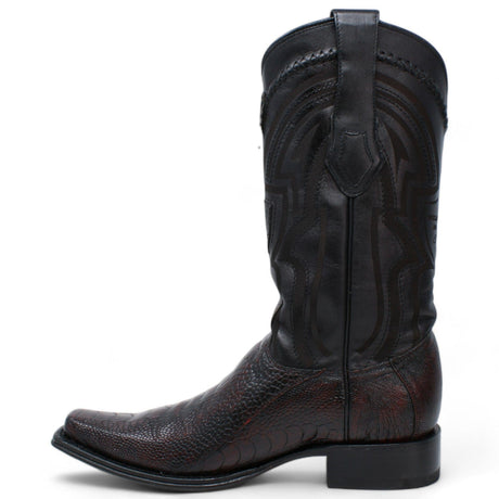 Wild West Boots Boots Men's Wild West Ostrich Leg Square Toe Boot 277L0518