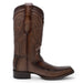 Wild West Boots Boots Men's Wild West Ostrich Leg with Deer Skin Square Toe Boot 277LF0516