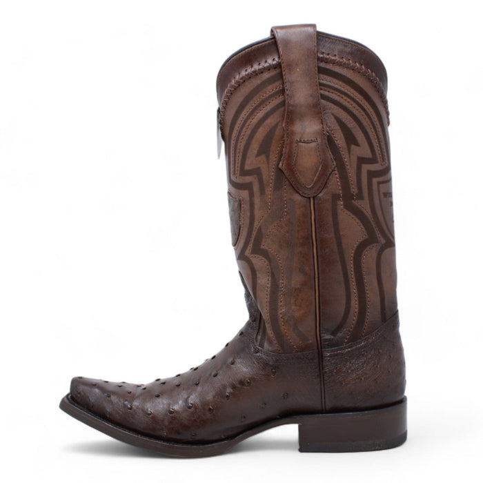 Wild West Boots Boots Men's Wild West Ostrich Skin Snip Toe Boot 294L0316