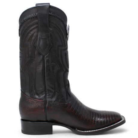 Wild West Boots Boots Men's Wild West Teju (Lizard) Ranch Toe Boot 2824L0718