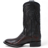 Wild West Boots Boots Men's Wild West Teju (Lizard) Ranch Toe Boot 2824L0718