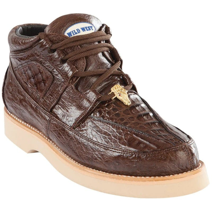 Wild West Boots Shoes 6 Men's Wild West Boots Caiman and Smooth Ostrich Skin Shoe 2ZA052807