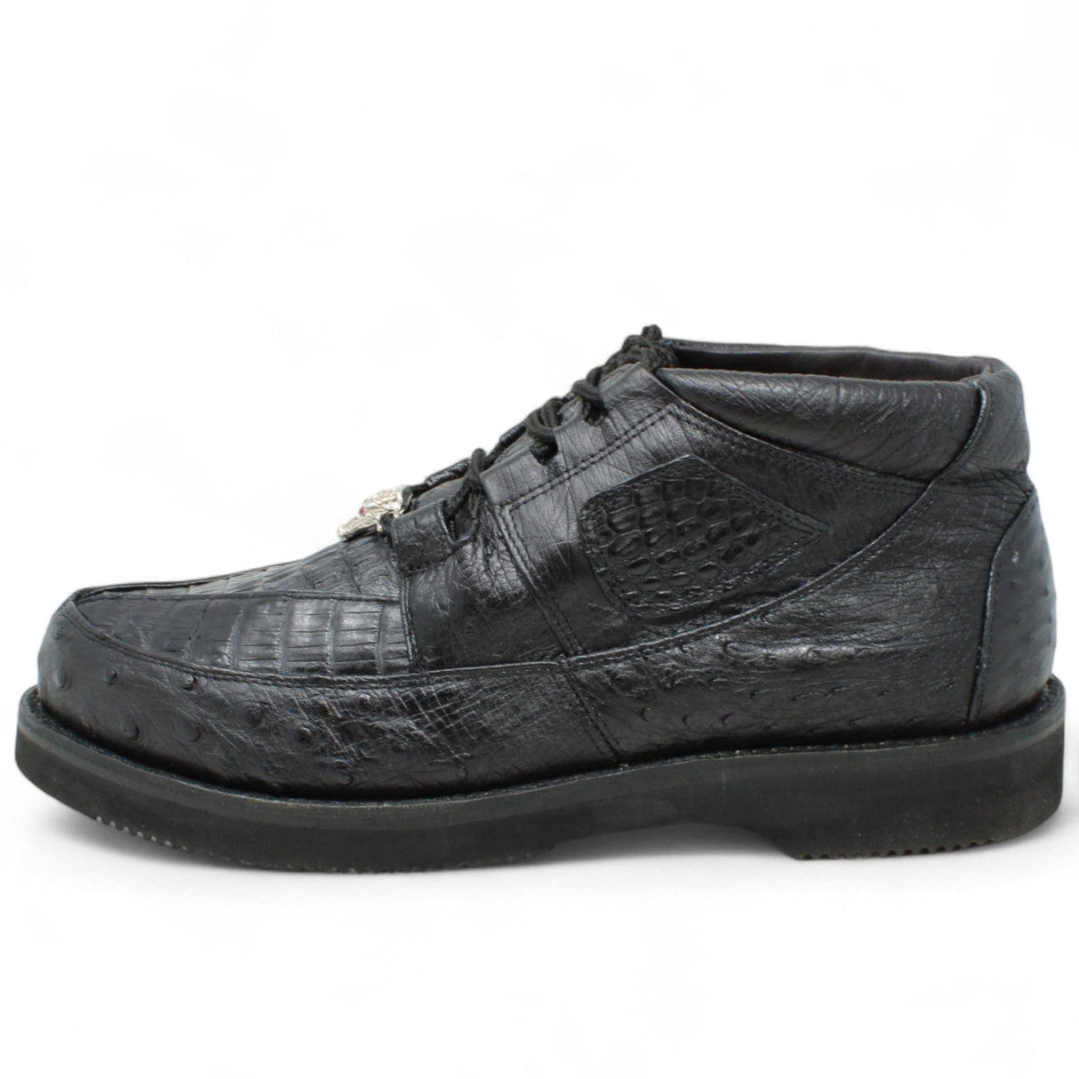 Wild West Boots Shoes Men's Wild West Boots Caiman and Ostrich Skin Shoe 2ZA050205