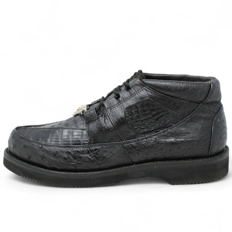Wild West Boots Shoes Men's Wild West Boots Caiman and Ostrich Skin Shoe 2ZA050205