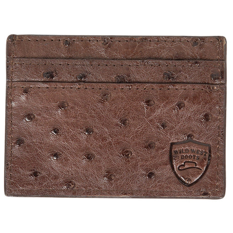 Wild West Boots Wallets Wild West Ostrich Card Holder 2CA30307