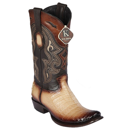 King Exotic Boots 6 Men's King Exotic Caiman Belly Dubai Style Boot 4798215
