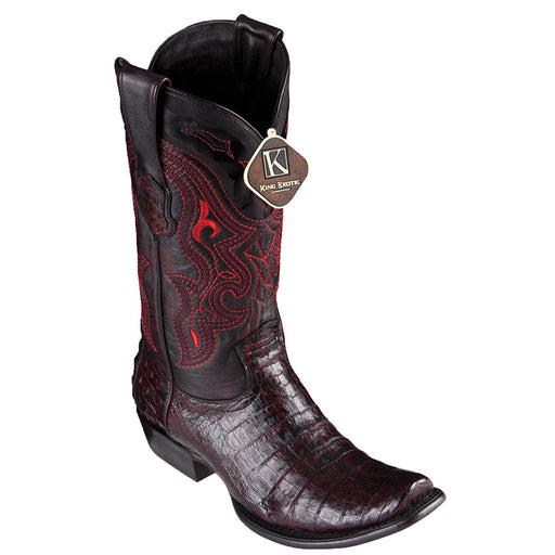King Exotic Boots 6 Men's King Exotic Caiman Belly Dubai Style Boot 4798218