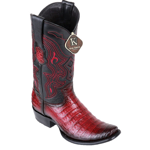 King Exotic Boots 6 Men's King Exotic Caiman Belly Dubai Style Boot 4798243