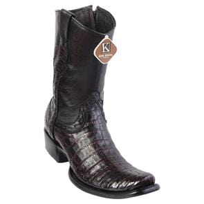 King Exotic Boots 6 Men's King Exotic Caiman Belly Dubai Style Short Boot 479B8218