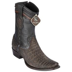 King Exotic Boots 6 Men's King Exotic Caiman Belly Dubai Style Short Boot 479B8235