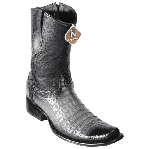 King Exotic Boots 6 Men's King Exotic Caiman Belly Dubai Style Short Boot 479B8238