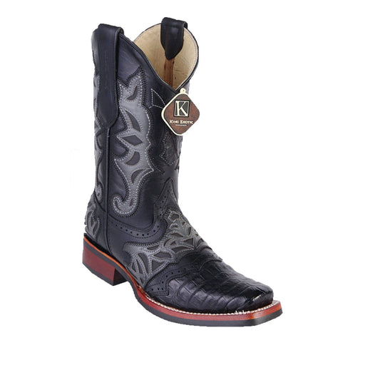 King Exotic Boots 6 Men's King Exotic Caiman Belly Rodeo Toe Boot 48118205