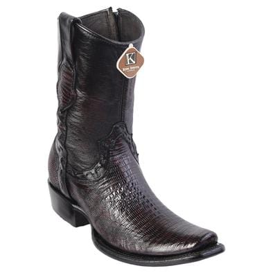 King Exotic Boots 6 Men's King Exotic Original Lizard Skin Dubai Style Short Boot 479B0718