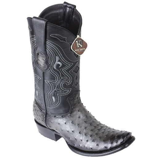 King Exotic Boots 6 Men's King Exotic Original Ostrich Dubai Style Boot 4790338