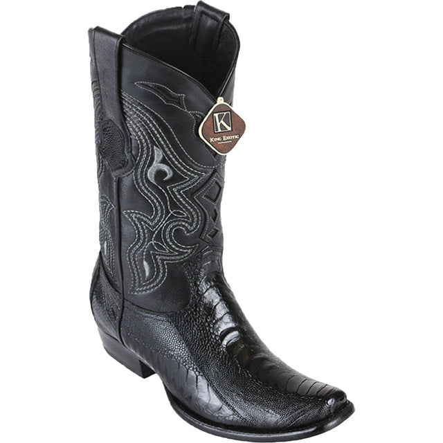 King Exotic Boots 6 Men's King Exotic Original Ostrich Leg Dubai Style Boot 4790505