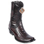 King Exotic Boots 6 Men's King Exotic Original Ostrich Leg Skin Dubai Style Short Boot 479B0518