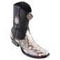 King Exotic Boots 6 Men's King Exotic Original Python Skin Dubai Style Short Boot 479B5749