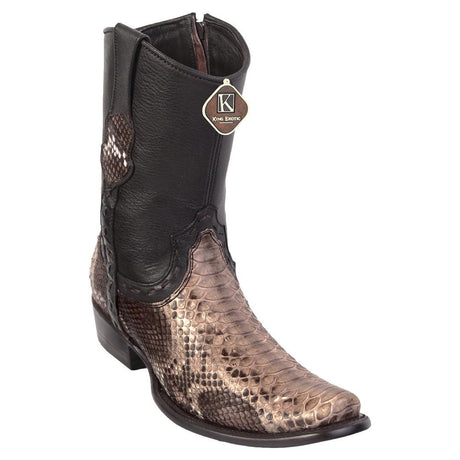 King Exotic Boots 6 Men's King Exotic Original Python Skin Dubai Style Short Boot 479B5785