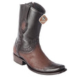 King Exotic Boots 6 Men's King Exotic Original Shark Skin Dubai Style Short Boot 479B0916