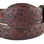 Los Altos Boots Belts 32 Men's Los altos Ostrich Cowboy Belt C11U0318