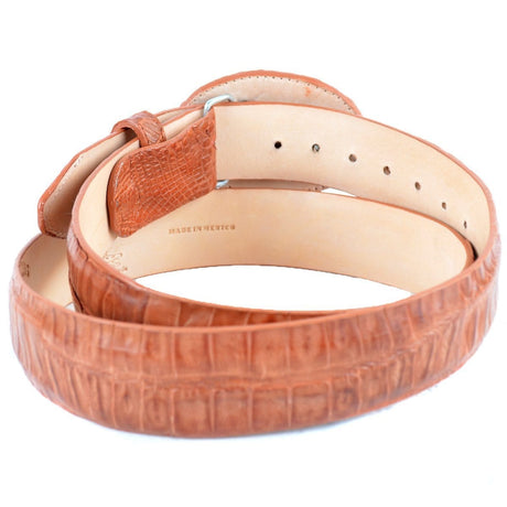 Los Altos Boots Belts Men's Los altos Caiman Belly Cowboy Belt C11U8203