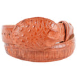Genuine Caiman Belly Skin Cowboy Belt Cognac Color - Los Altos Boots