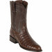 Los Altos Boots Boots 6 Men's Los Altos Original Caiman Belly Roper Toe Boots 69Z8207