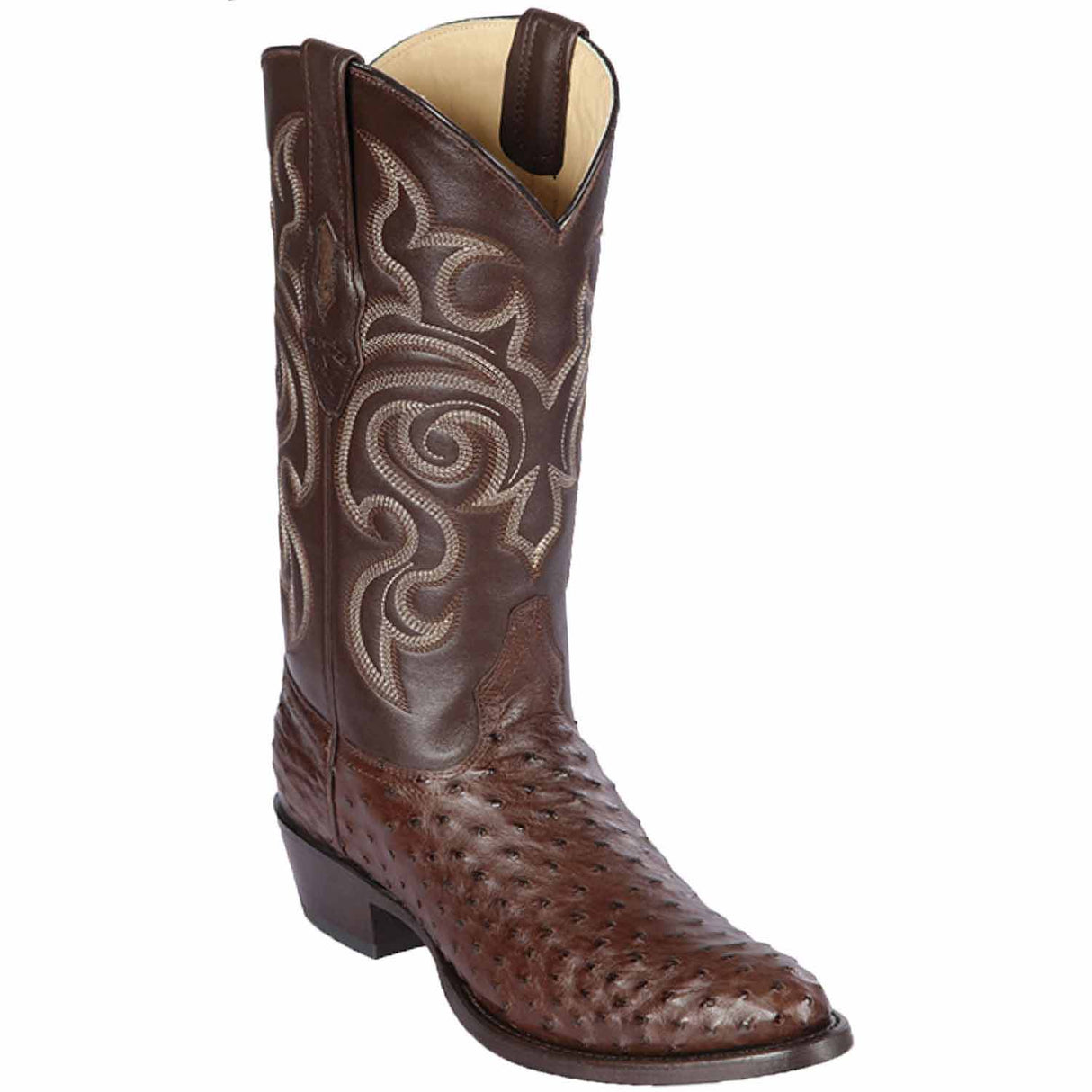 Los Altos Boots Boots 6 Men's Los Altos Original Ostrich Round Toe Boots 650307