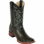 Los Altos Boots Boots 6 Men's Los Altos Ostrich Leg Skin Wide Square Toe Boot 8220545