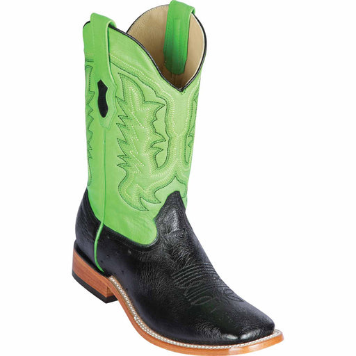 Los Altos Boots Boots 6 Men's Los Altos Smooth Ostrich Wide Square Toe Boot 8279705V